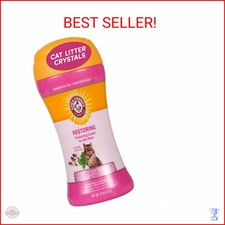 Arm  Hammer Restoring Cat Litter Box Deodorizing Crystals, Clary Sage  Mint Sc
