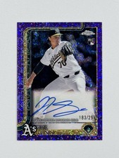 2025 Topps Chrome JT Ginn Purple Speckle Auto /299 RA-JTG