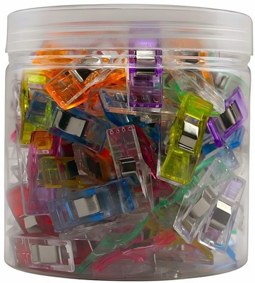 Nähclips, 100 Stück, Nähclips für 1,06 Zoll, Mehrfarbig 100 