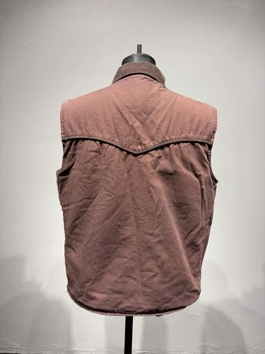 Powder River Outfitters Panhandle Slim Sherpa Lined Canvas Vest Mens L Faded... image 6