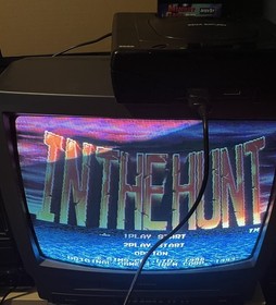 Sega Saturn In The Hunt Disc Only Tested