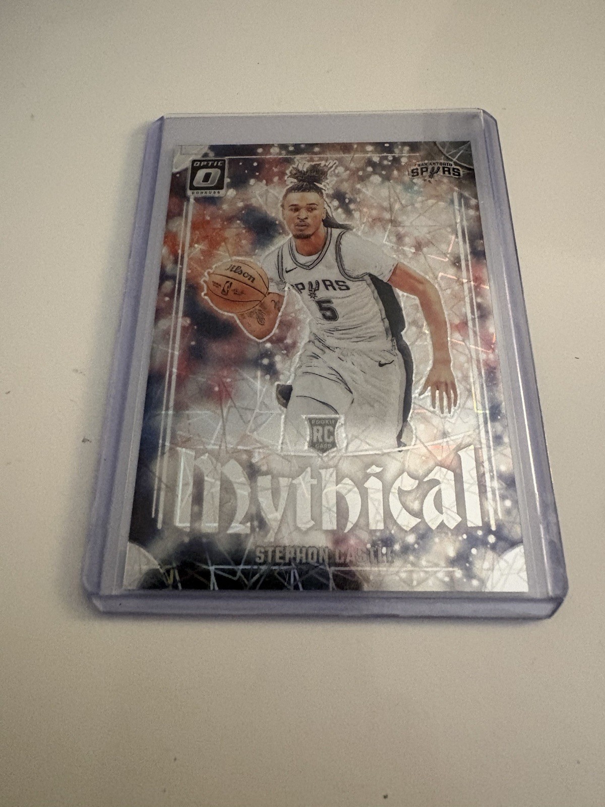 2024-25 Panini Donruss Optic Stephon Castle #1 Rookie Mythical Case Hit SSP