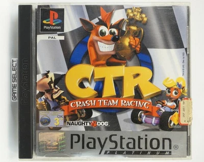 CTR Crash Team Racing Bandicoot Playstation 1 PS1 PS2 PS3 PAL Komplett - Bild 1 von 4