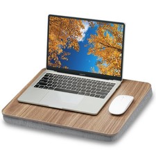 Lap Desk with Pillow Cushion, Portable Laptop Bed Desk, Fits up to 15.6 inch ...