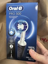 Oral-B Pro 500 Black Rechargeable Toothbrush ...