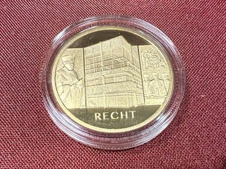 100 Euro Goldmünze Säulen der Demokratie Recht 2021 D 1/2 Unze