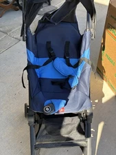 gb Pockit+ All Terrain UltraCompact Lightweight Travel Stroller Night Blue. Used