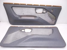 86-92 Firebird Trans Am Style Driver Passenger Door Panels Grey Original Gm