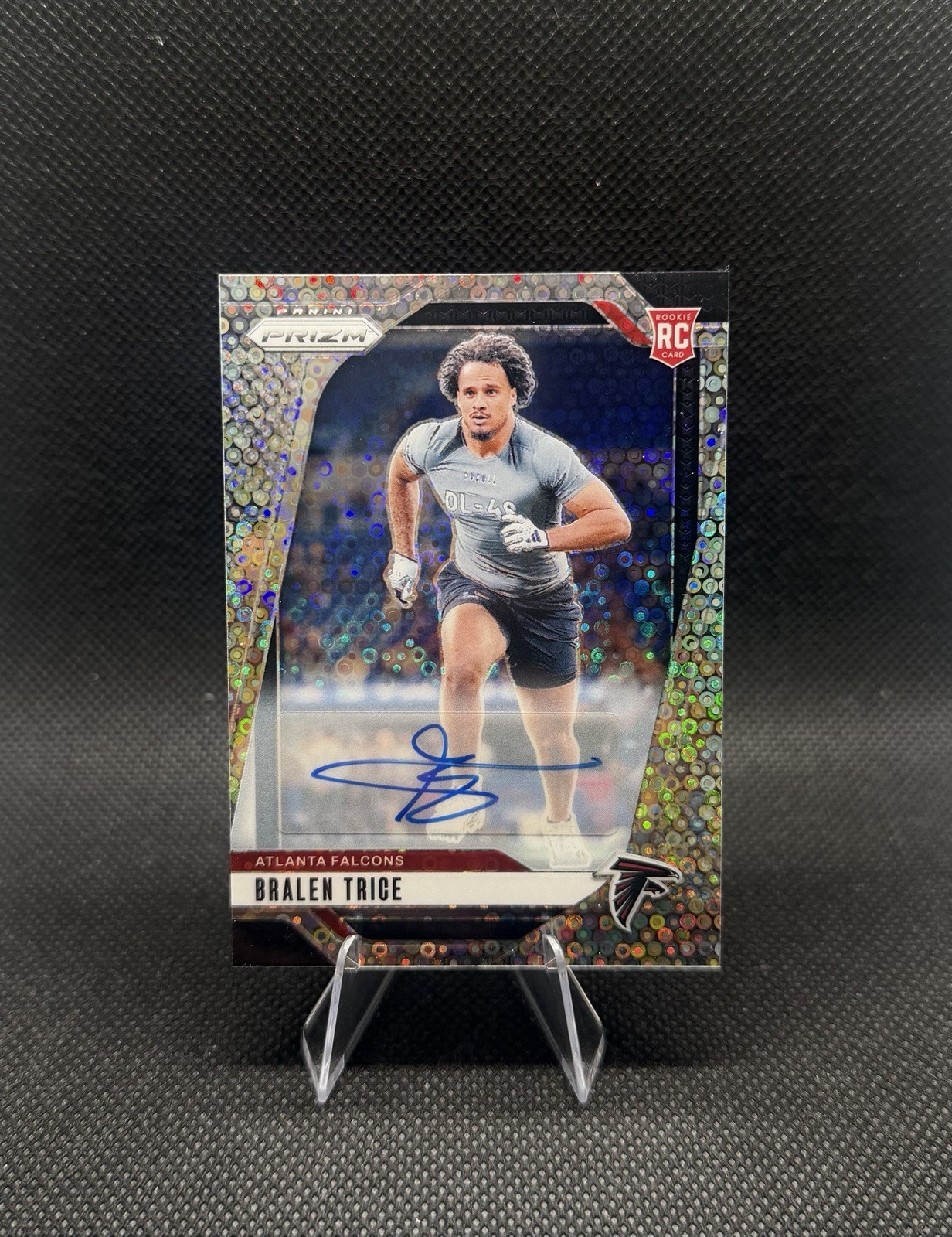 2024 Panini Prizm - Rookies Bralen Trice #312 No Huddle Prizm Autographs RC