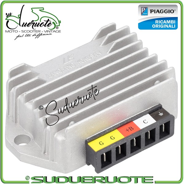Spannungsregler 12V 5-Polig Piaggio Vespa PX T5 PK APE 50 125 150 200 Original-image