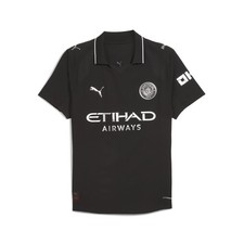 PUMA Manchester City Collared Short Sleeve Soccer Jersey 2526 Away Authentic Men