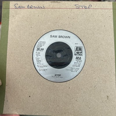 SAM BROWN - Stop 7  Vinyl Record VG