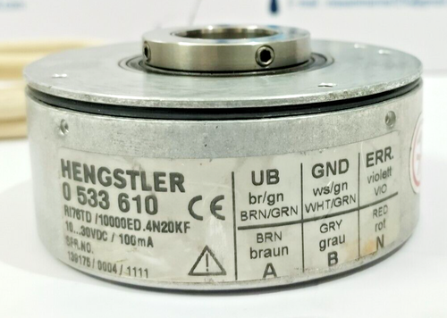HENGSTLER 0533 610 ENCODER ROTATIVO 0533610 - Foto 2 di 7
