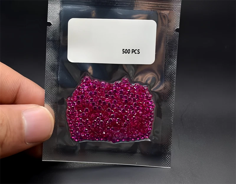 Wholesale High quality Round Cut Red Ruby Lab Created AAAA+ Loose Gems 500pcs - Image 2 of 4