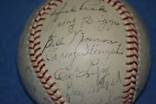  Casey Stengel Signed Baseball - JSA COA - Autographed 1944 Brewers Team
