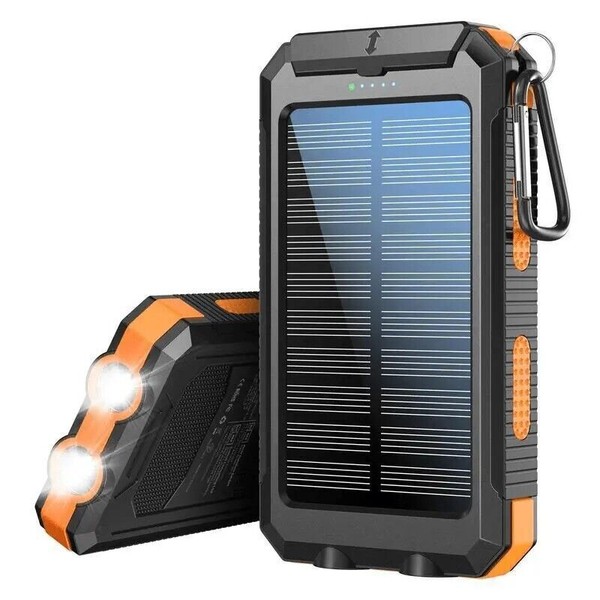 2025 Solar Power Bank Super 10000000mAh USB Portable Charger for Cell Phone US