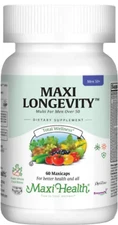 Maxi Health Maxi Longevity Multi Vitamin & Mineral for Men Over 50 - 60 Chlorphy
