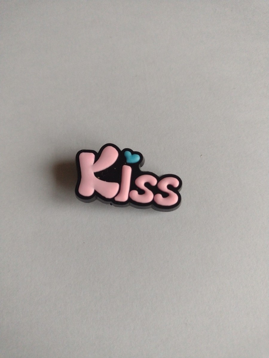 Jibbitz Croc Shoe Charm Pink Kiss