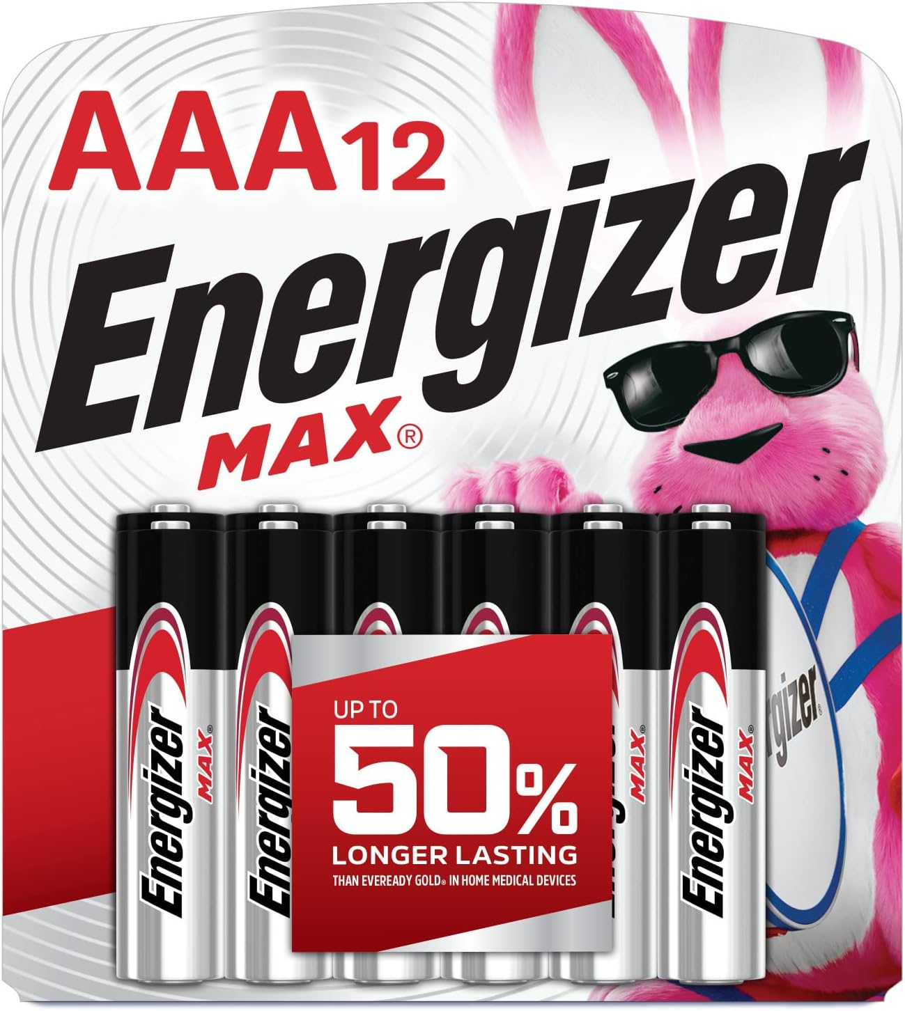MAX AAA Batteries (12 Pack), Triple a Alkaline Batteries-image