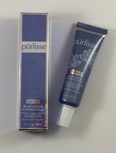 Purlisse Blue Lotus Brightening Serum 1oz / 30 ml FULL SIZE