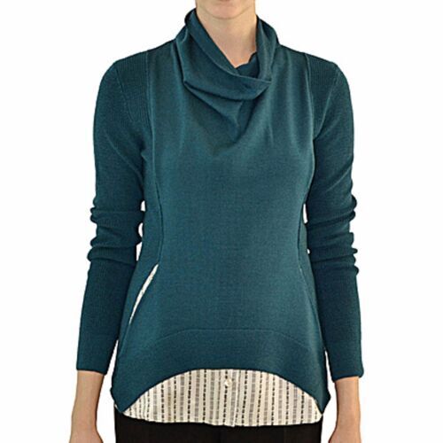 Jean Paul Gaultier Power Net Mosaic Woman Print Long Sleeve Top
