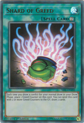 Shard of Greed Ultra Rare Speed Duel Starter Deck Yugioh Card1 - Picture 1 of 1