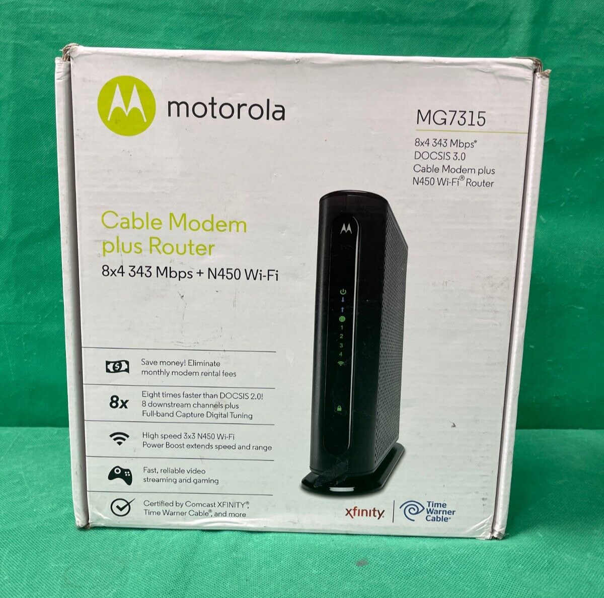 Spectrum Modem Modem Router Combo Xfinity Compatible Motorola 8x4