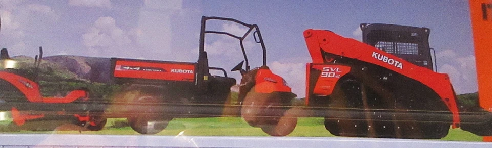 KUBOTA Delivery Truck Volvo Semi 1:32 New Ray 2013 L3800 ZD331 SVL90-2 4x4 UTV - Image 4 of 4