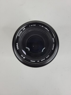 Sigma zoom lens 1:4~5.6 f=55~200mm multi coated made in Japan For