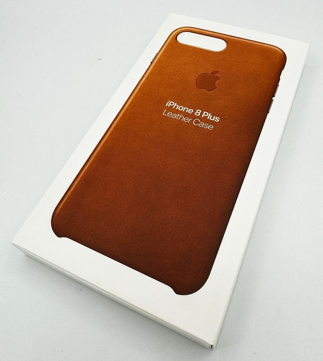 iPhone8plus 純正 apple レザーケース サドルブラウン 【公式通販】
