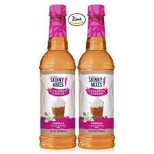 Jordan'S Skinny Syrups Sugar Free Coffee Syrup, Vanilla Flavor Drink Mix, Zer...