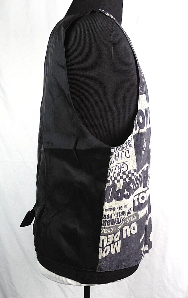 Chaleco Scooters De Colección Attitudes Gris Francés París Automóvil Salón L Hecho en EE. UU. Foto 4 de 4