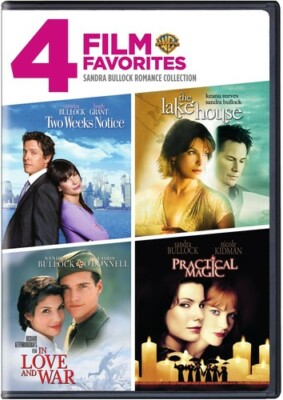 4 Film Favorites: Sandra Bullock Romance Collection New Free Shipping 