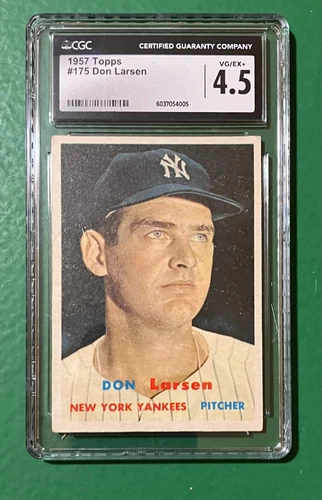 1957 Topps #175 - Don Larsen - New York Yankees - CGC Graded 4.5