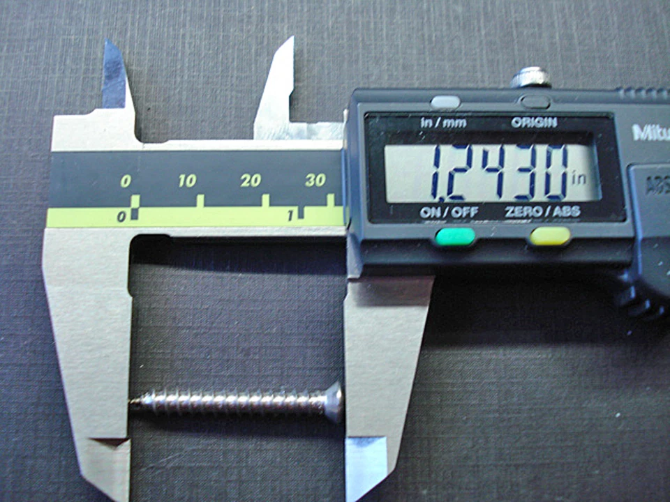 Plymouth Dodge #8 x 1-1/4" com #6 parafusos de acabamento de enfeite oval phillips aço inoxidável - Imagem 4 de 4