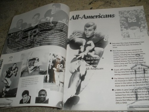 PENN STATE 1997 FOOTBALL YEARBOOK PB - 第 5/8 張圖片