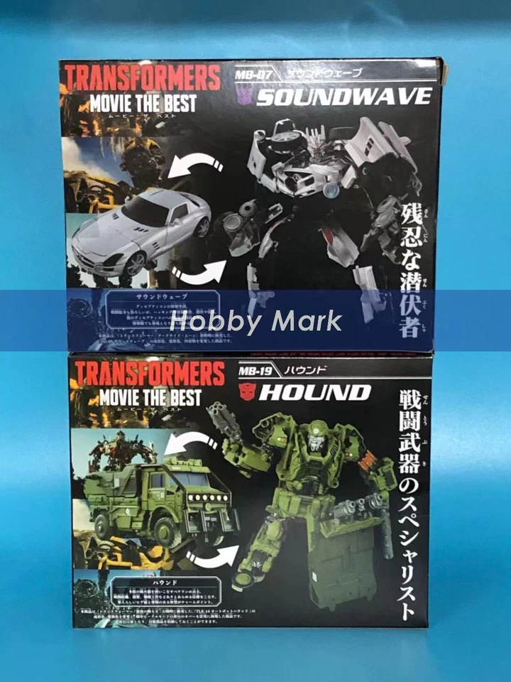 Takara Tomy Transformers Movie the Best MB-19 Hound MB-07 soundwave NEW MISB - Image 2 of 2