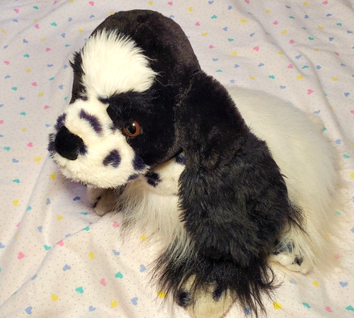 Realistic Life-Like English Springer Spaniel Dog Plush Stuffed Animal Kellytoy