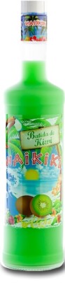 Batida de Kiwi  Waikiki , Kiwi-Sahnelikör, 0,7 L, Alk. 16% Vol.