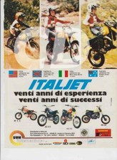 advertising Pubblicità brochure MOTO ITALJET '79-MX VINTAGE-ENDURO-TRIAL-EPOCA