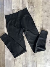 Victoria's Secret Pink Legging Womens Small Black Active Seamless Athleisure