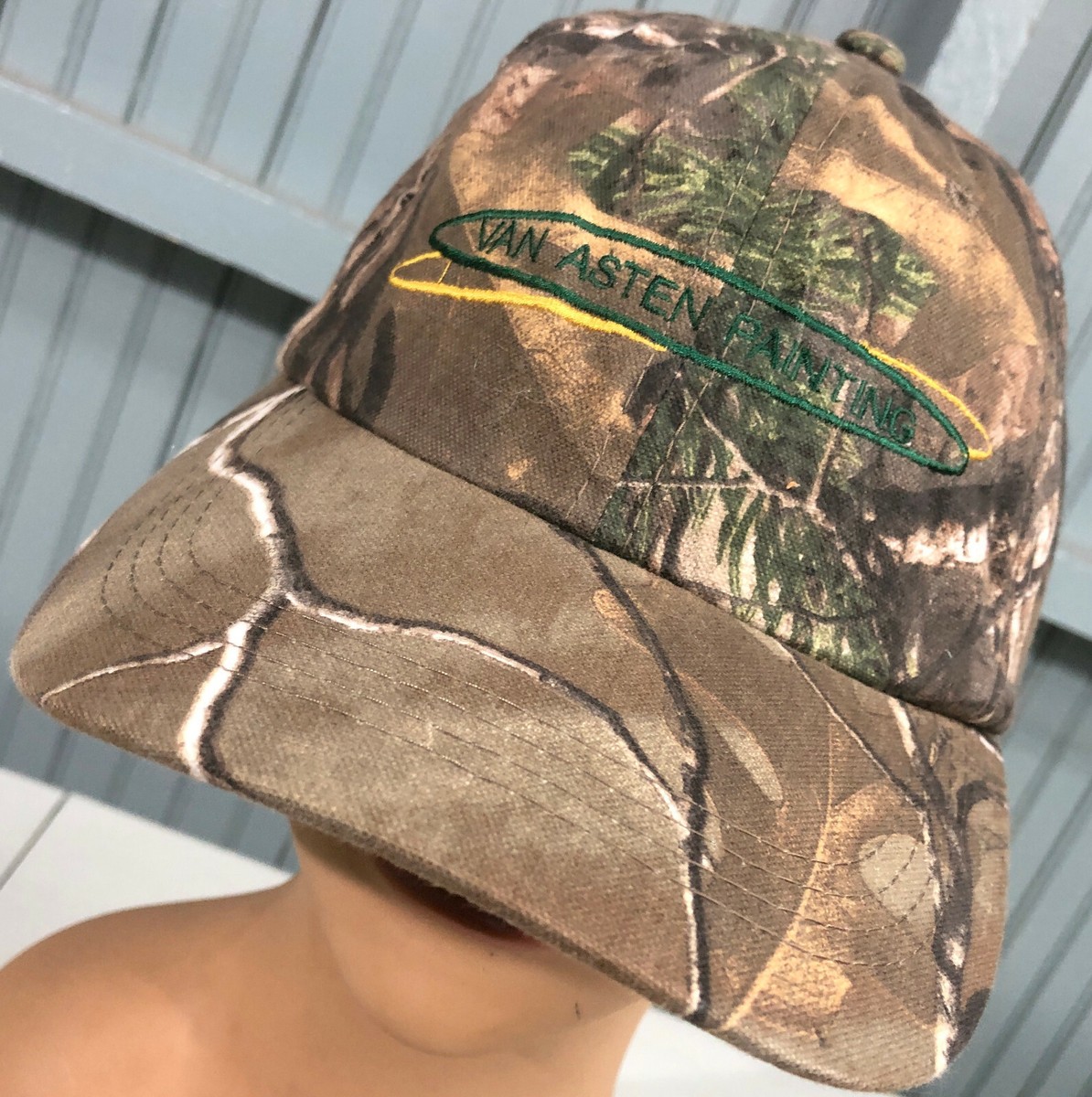 Van Asten Painting Camo Hunting Strapback Baseball Cap Hat