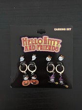 Hello Kitty Kuromi Halloween Earring Set