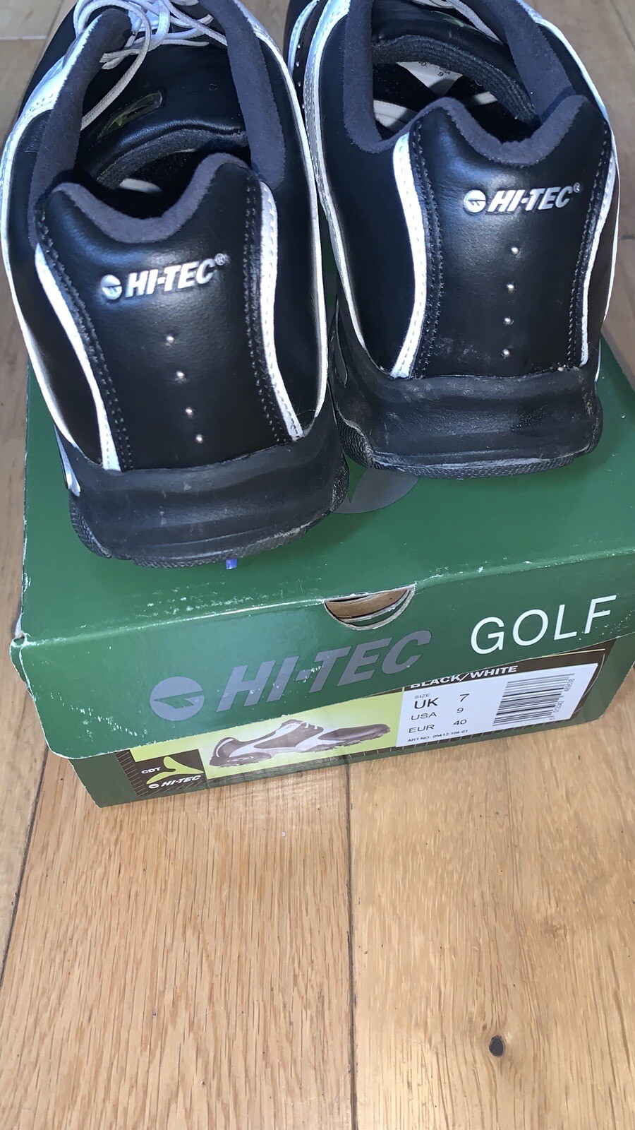 Hi Tec CDT Comfort Ladies Leather Golf Shoes. Very Light Usage. New Cleats. UK 7 eBay