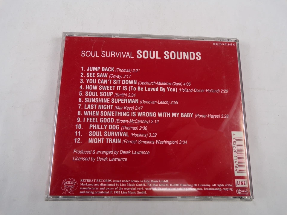 Soul Survival Soul Sounds Jump Back See Saw I Feel Good Night Train CD#56 Foto 2 de 4