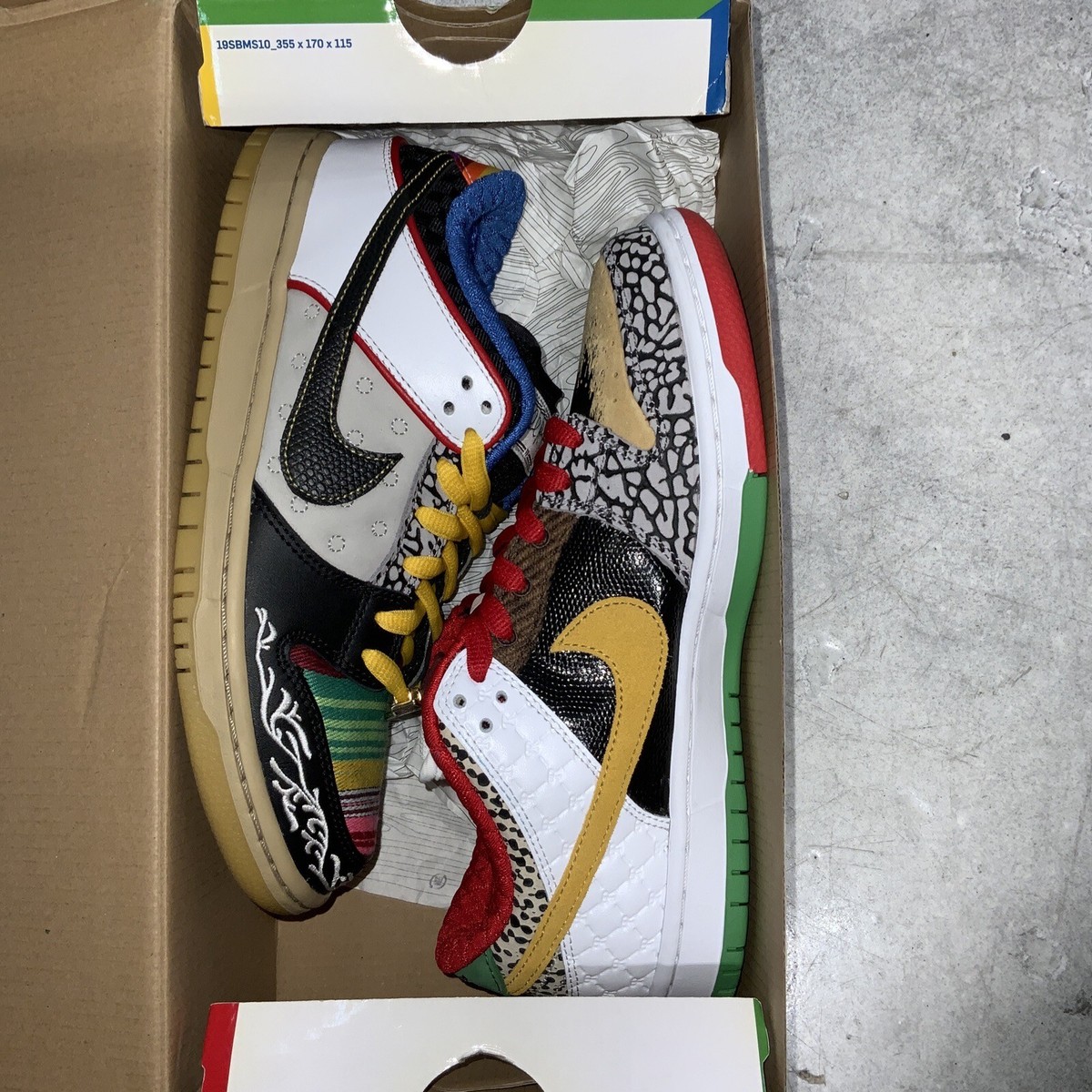 NIKE SB DUNK LOW WHAT THE P-ROD PAUL RODRIGUEZ Sz 7.5 100 NIKE SB DUNK LOW WHAT THE P-ROD PAUL RODRIGUEZ Sz 7.5 100