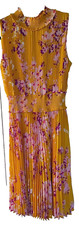 Nanette Leopore Floral Pleated Dress Size 10