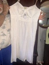 Michael Kors Cut In Front Eyelet Dress  Get Ready For Summer Look Fabulous 