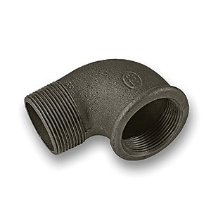 Barrel Nipple Black Malleable Iron Pipe Fitting BSP 1/2" & 3/4" - Picture 4 of 8