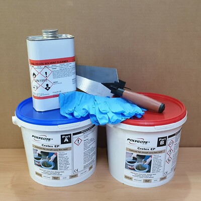Betonbodenreparatur - Epoxid Reparatursatz Einfach 1:1 Mischverhältnis